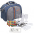 Набор для пикника на 4 персоны синий/серый HS-425S-(4)BG Helios - фото, цена в Магазин товаров для рыбалки и туризма - Fishers.by