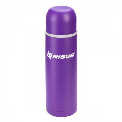 Термос N.TM-044-V 750ML фиолетовый  NISUS ( 750 мл.) - фото, цена в Магазин товаров для рыбалки и туризма - Fishers.by
