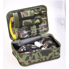 Набор посуды в сумке-чехле милитари