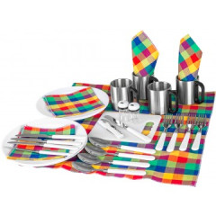 Набор для пикника на 4 персоны HS-811-4-BG  Helios