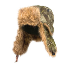 Шапка-ушанка меховая КМФ