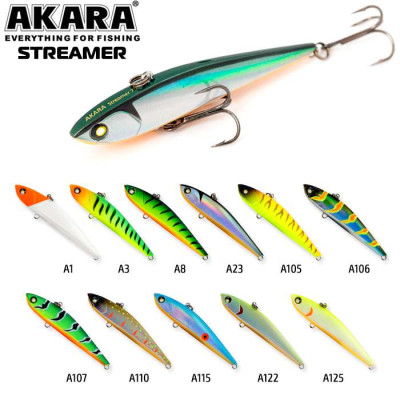 Воблер Akara раттлин Streamer 90 (быстро тонущий) - фото, цена в Магазин товаров для рыбалки и туризма - Fishers.by