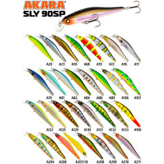 Воблер Akara Sly 90F (суспендер, кастинг 0-1 м)