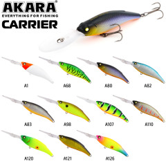 Воблер Akara Carrier 75F (плавающий, кастинг 1-3.5 м, троллинг 3.5-7 м)