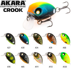 Воблер Akara Crook 35F (плавающий, 0-1.2 м) 