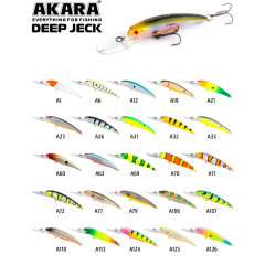 Воблер Akara Deep Jeck 90F (плавающий, кастинг 3-3.5 м, троллинг 4.5-6 м)