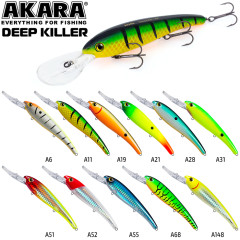 Воблер Akara Deep Killer 120 F (плавающий, кастинг 3-4.5 м, троллинг 4.5-6 м)