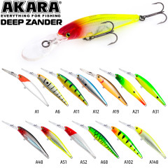 Воблер Akara Deep Zander 90 F (плавающий, троллинг 2-3.5 м)