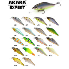Воблер Akara Expert 70F (плавающий, 0-1.5 м)