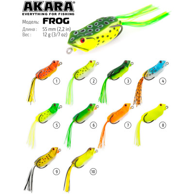Лягушка Akara Frog 55 - фото, цена в Магазин товаров для рыбалки и туризма - Fishers.by
