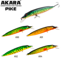 Воблер Akara Pike 110 (плавающий, кастинг 0-1.5, троллинг до 1.5 м)