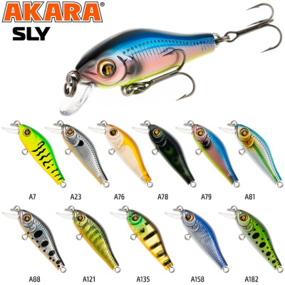 Воблер Akara Sly 35F (суспендер, кастинг 0-0,4 м) - фото, цена в Магазин товаров для рыбалки и туризма - Fishers.by