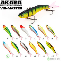 Воблер зимний раттлин Akara Vib-Master 85 (тонущий)