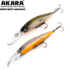 Воблер Akara Deep Best Minnow 100SP (суспендер, кастинг 2-3 м, троллинг 3-6 м)
