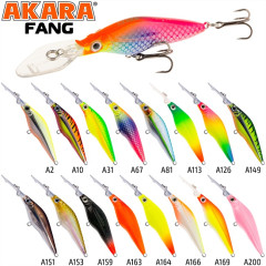 Воблер Akara Best Fang 50F (плавающий, заглубление 0.3-1.2 м)