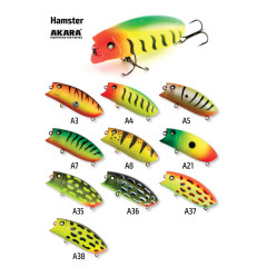 Воблер Akara Hamster 60F (плавающий, кастинг 0-0.5 м)