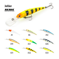Воблер Akara Jollier 90F ( плавающий, кастинг 3.5-4.5, троллинг 5-8 м)