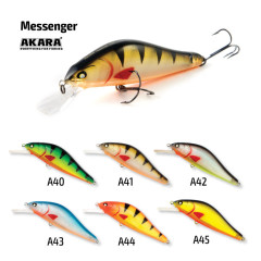 Воблер Akara Messenger 110F ( плавающий, кастинг 0-3, троллинг 3-4 м)