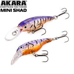 Воблер Akara Mini Shad 40SP (заглубление 0.2-0.8 м)