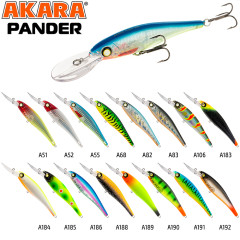 Воблер Akara Pander 105 ( троллинг 4.0-5.0 м)