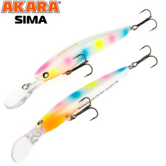 Воблер Akara Sima 90F (кастинг 1.8-2.3 м, троллинг 2.3-2.8 м)