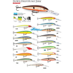 Воблер Rapala Downdeep Husky Jerk DHJ10 (суспендер), 10 см.11 г., заглуб. 2,1-4,8 м