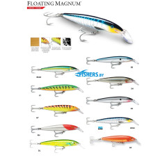 Воблер Rapala Floating Magnum FMAG18 (плавающий), 18 см. 40 г., заглуб. 2,7-3,3 м