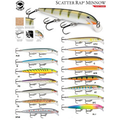 Воблер Rapala Scatter Rap Minnow SCRM11 (плавающий), 11 см.6 г., заглуб.1,8-2,7 м