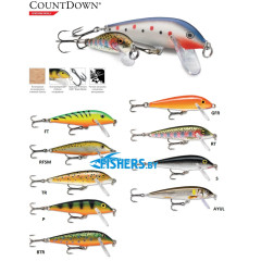 Воблер Rapala Countdown CD07 (тонущий), 7 см.8 г., заглуб. 1,5-2,4 м