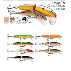 Воблер Rapala Countdown Jointed CDJ09 (тонущий), 9 см.12 г., заглуб. 1.5-2.8 м