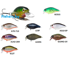 Воблер Крэнк Strike Pro Cranky 40S, 40 мм, 5,3 гр, (Загл. 0,3м.-1,0м., Тонущий)