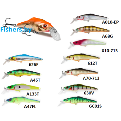 Воблер Минноу Strike Pro Challenger X 70, 70 мм, 5,7 гр, (Загл. 0,5м.-1,0м., Нейтральный) - фото, цена в Магазин товаров для рыбалки и туризма - Fishers.by