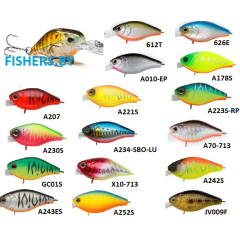 Воблер Крэнк Strike Pro Cranky-X Deep 60, 60 мм, 16 гр, (Загл. 1,5м.-3,0м., Плавающий)