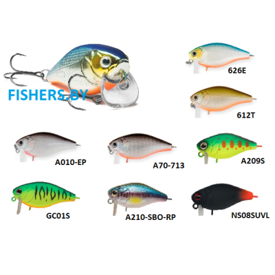 Воблер Крэнк Strike Pro Cranky-X SS 40, 40 мм, 3,7 гр, (Загл. 0,1м., Плавающий) - фото, цена в Магазин товаров для рыбалки и туризма - Fishers.by