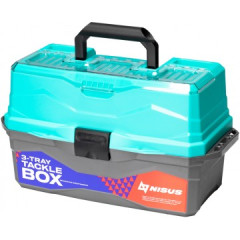 Ящик для снастей Tackle Box трехполочный NISUS бирюзовый (N-TB-3-Т)