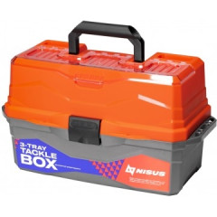 Ящик для снастей Tackle Box трехполочный NISUS оранжевый (N-TB-3-O)