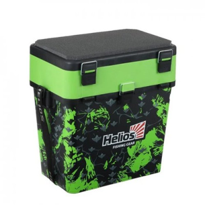 Ящик двухсекционный зимний SHARK зеленый Helios(19 л) - фото, цена в Магазин товаров для рыбалки и туризма - Fishers.by