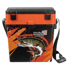 Ящик двухсекционный зимний Helios Pike оранжевый (HS-IML-19-O) 19 л
