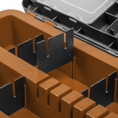 Ящик рыболовный зимний двухполочный Helios золотой (19 л)