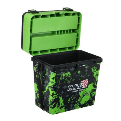Ящик двухсекционный зимний SHARK зеленый Helios(19 л) - фото, цена в Магазин товаров для рыбалки и туризма - Fishers.by