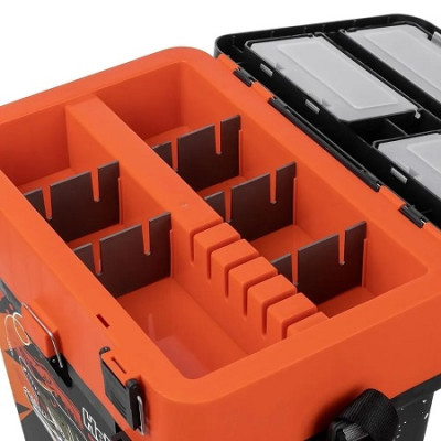 Ящик двухсекционный зимний Helios Pike оранжевый (HS-IML-19-O) 19 л - фото, цена в Магазин товаров для рыбалки и туризма - Fishers.by