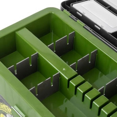 Ящик двухсекционный зимний Helios Zander хаки (HS-IML-19-H) 19 л