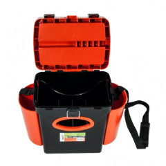 Ящик зимний  двухсекционный «FishBox» оранжевый (10л)