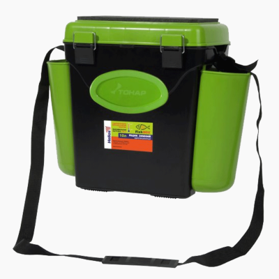 Ящик зимний FishBox Hellios односекционный зеленый (10 л) - фото, цена в Магазин товаров для рыбалки и туризма - Fishers.by