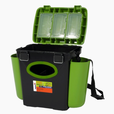 Ящик зимний FishBox Hellios односекционный зеленый (10 л) - фото, цена в Магазин товаров для рыбалки и туризма - Fishers.by
