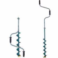 Ледобур Барнаульский "двуручный" Тонар ЛР-100Д (левое вращение), диам.100 мм