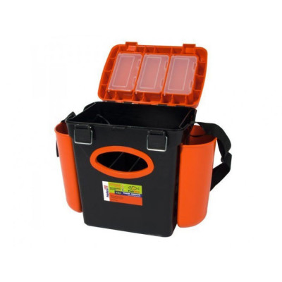 Ящик зимний FishBox Hellios односекционный оранжевый (10 л) - фото, цена в Магазин товаров для рыбалки и туризма - Fishers.by