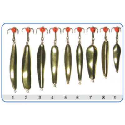 Набор зимних блесен Пирс №14 Б Штурм с чертиком (36 шт.) - фото, цена в Магазин товаров для рыбалки и туризма - Fishers.by