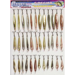 Набор зимних блесен Пирс №5Б БАЛАНСИР (36 шт.)