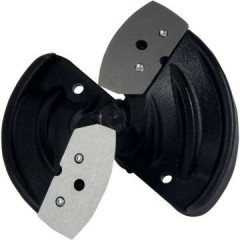 Голова режущая ледобура ICEBERG-130(R) V2.0/V3.0 правое вращение в сборе (РАДИУСНЫЕ НОЖИ+ФУТЛЯР)